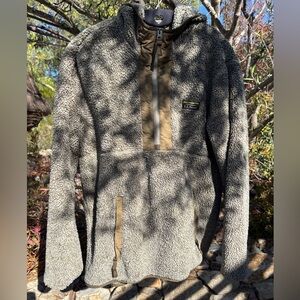 L.L.Bean Hi-Pile Soft Fleece Pullover – Olive